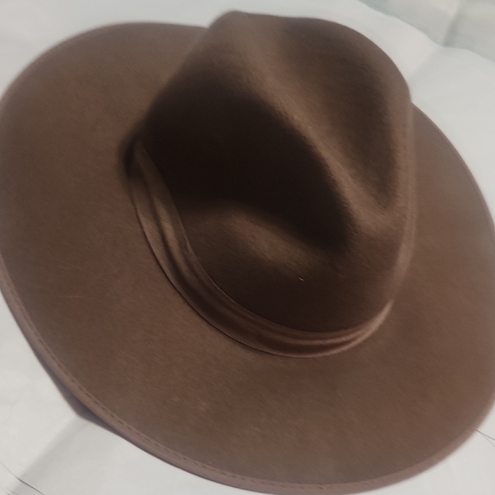 Men's Brown Fedora Hat